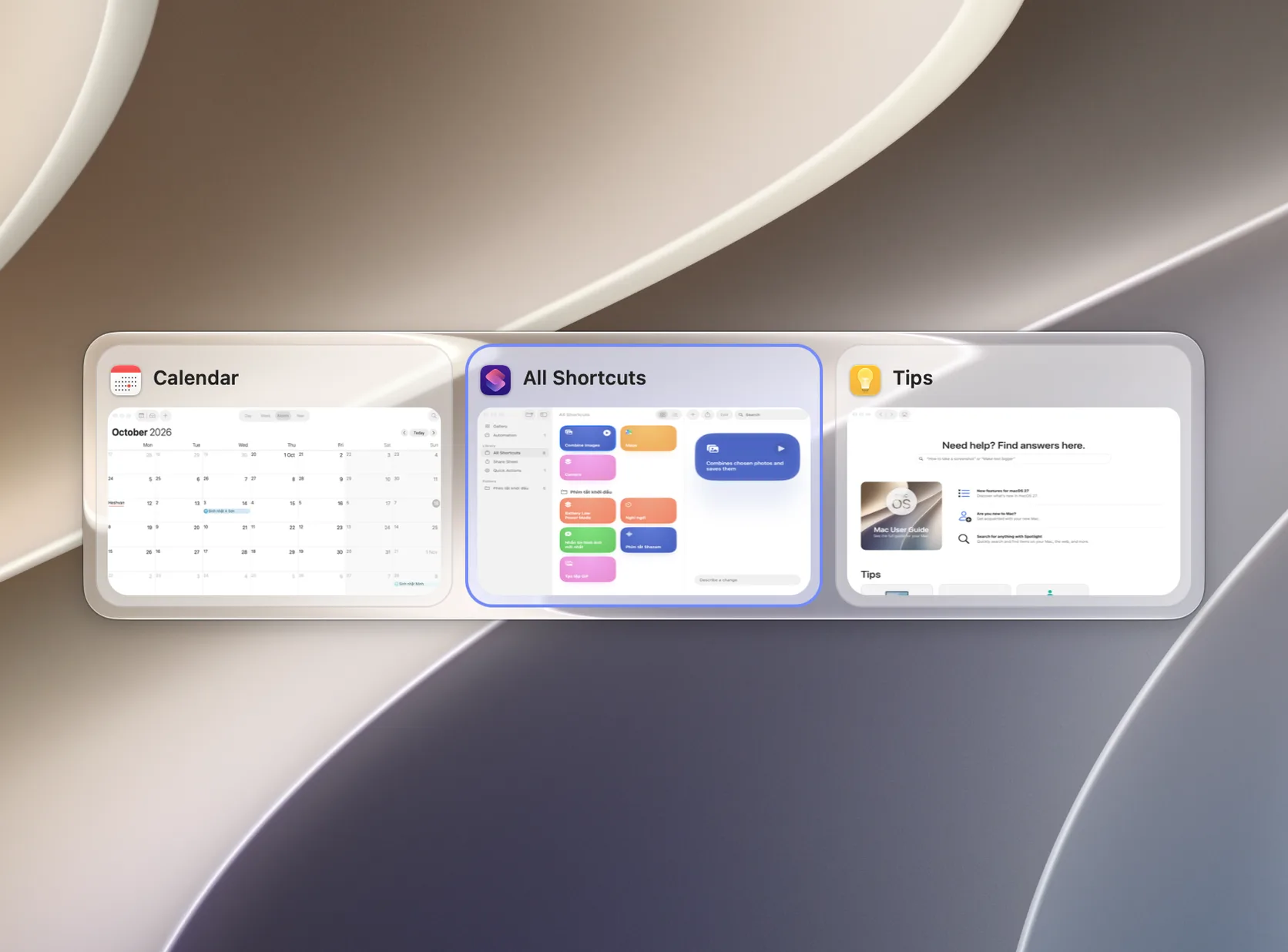 Saltabo switcher in Thumbnails style